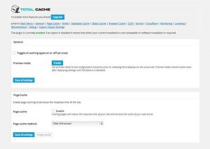 w3 total cache plugin